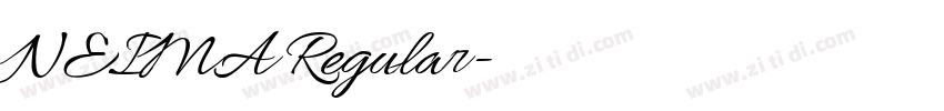NEIMA Regular字体转换